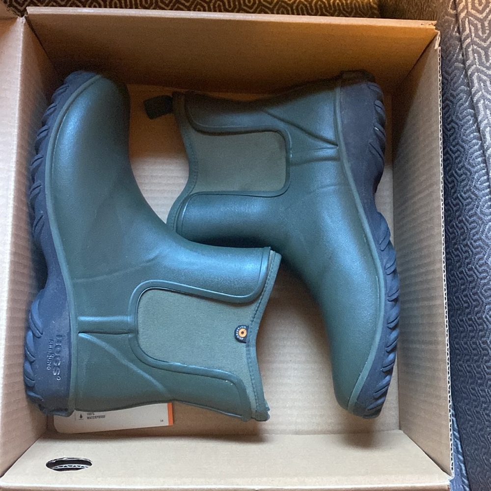 BOGS Bloom Sauvie Slip Boots Sage Green